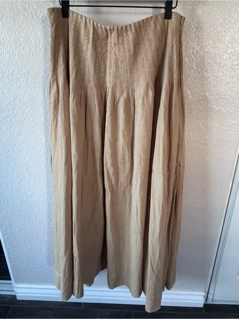 Treasure & Bond Long Beige Maxi Skirt